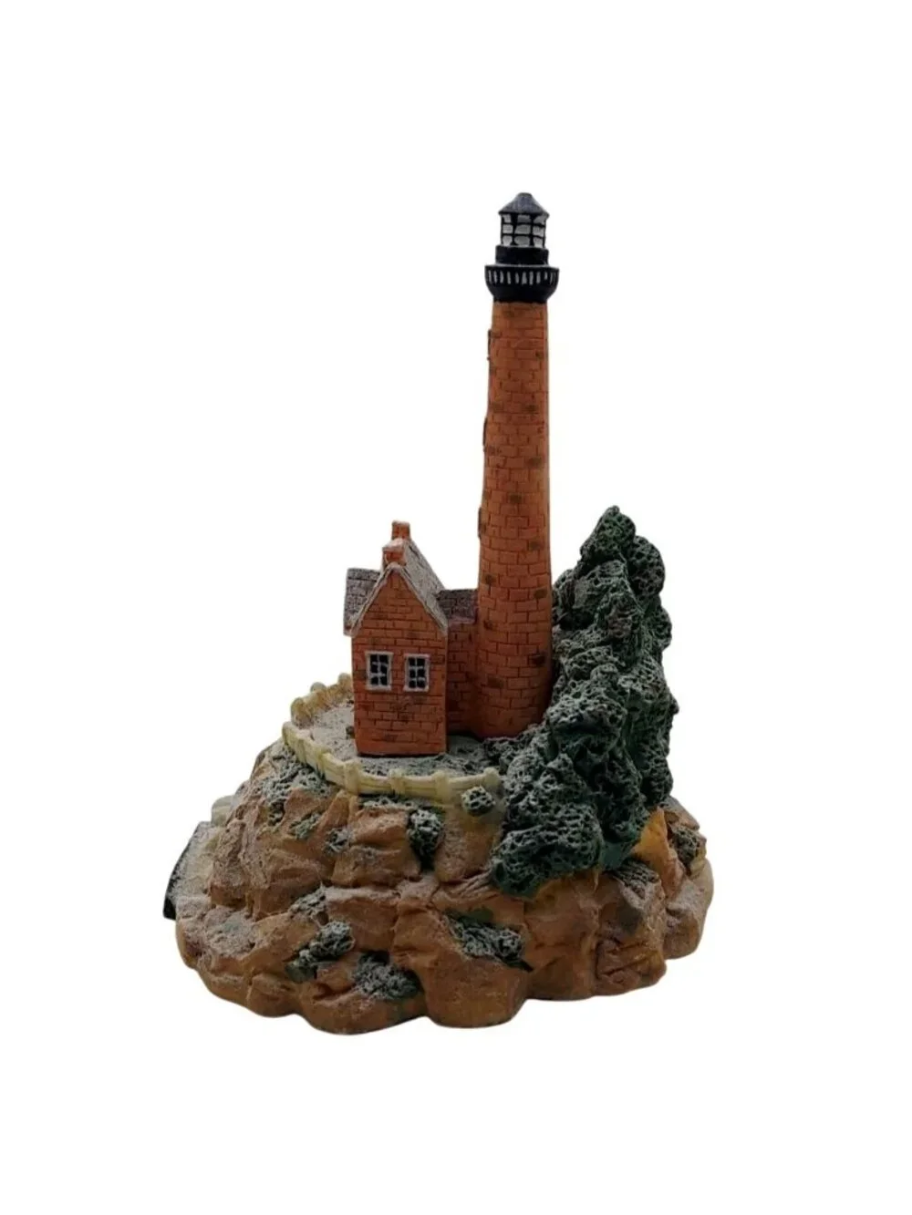 Currituck Outer Banks NC Lighthouse Resin Collectible Figurine Mc Art Co Coastal
